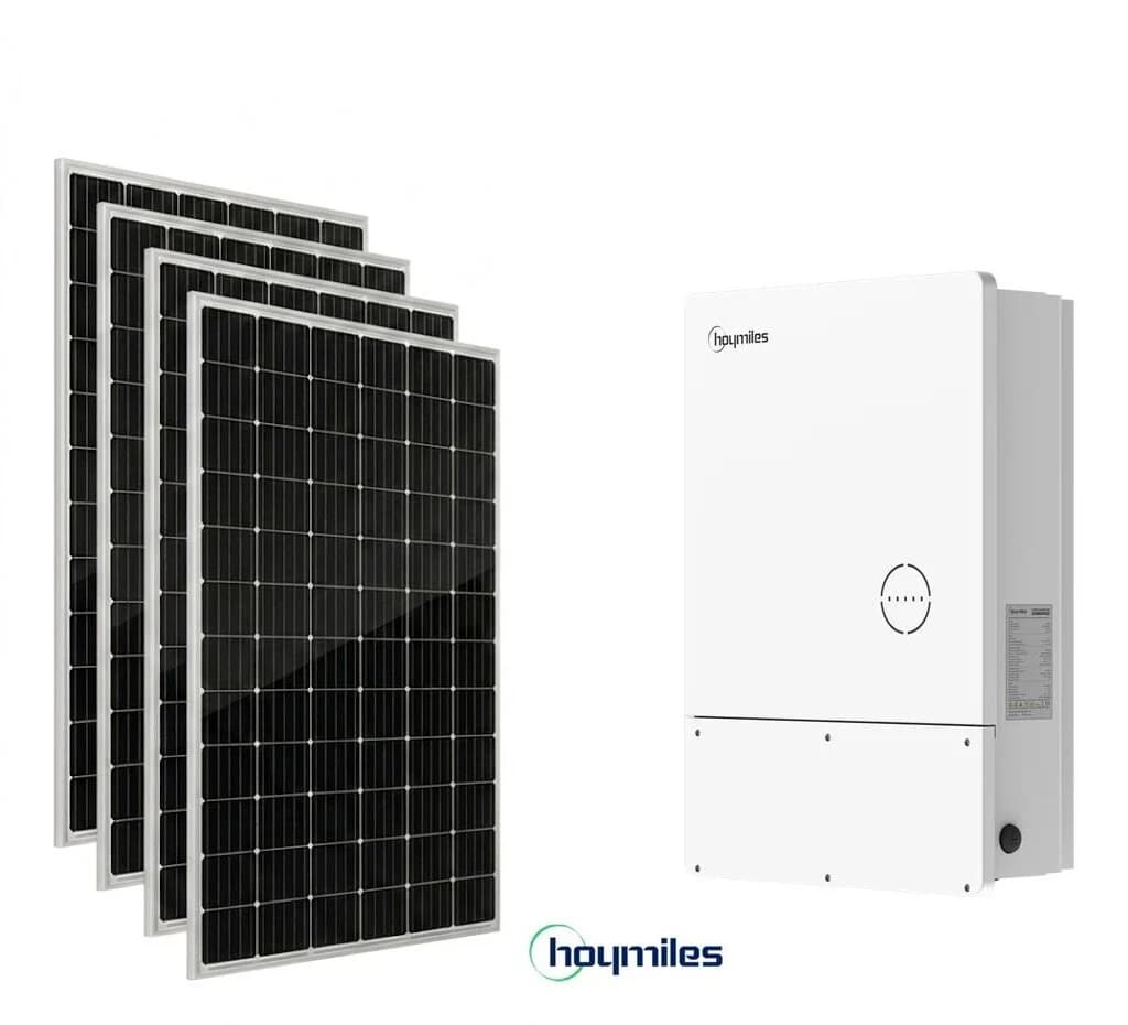 Kit Solar Híbrido GOKIN 615W (C) + Hoymiles HYS-7.5kW