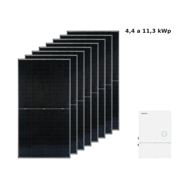 Kit Solar Híbrido HELIUS 630W + Hoymiles HYS-7.5kW