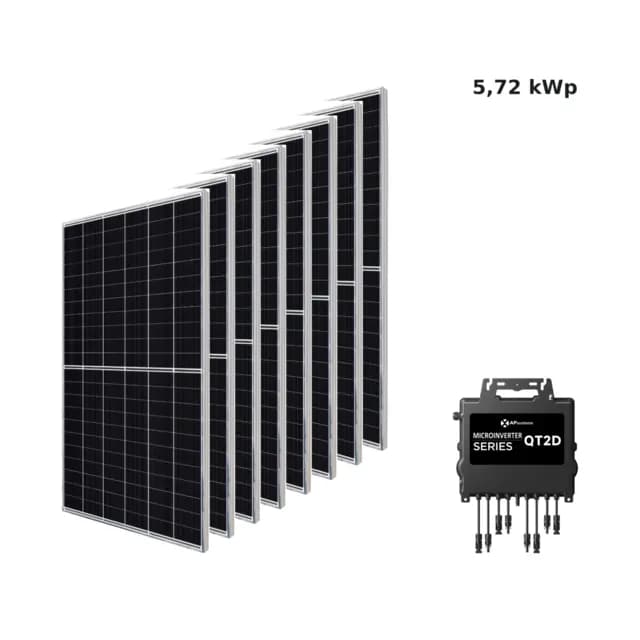 Kit 8M CANADIAN 715W + APsystems QT2D