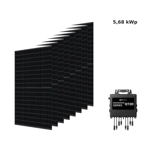 Kit 8M DAH 710W + APsystems QT2D
