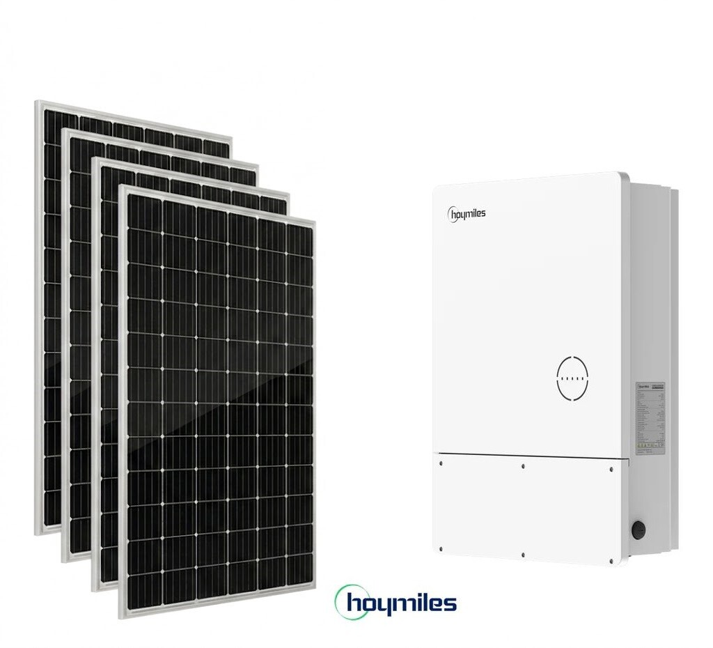 Kit Solar Híbrido DMEGC 585W + Hoymiles HYS-7.5kW — imagem 1 de 2
