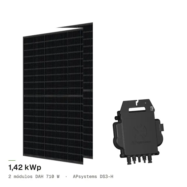 Kit 2M DAH 710W + APsystems DS3H