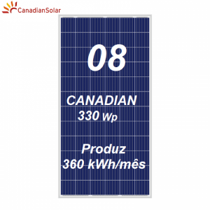 08 Painéis Solares Canadian Solar