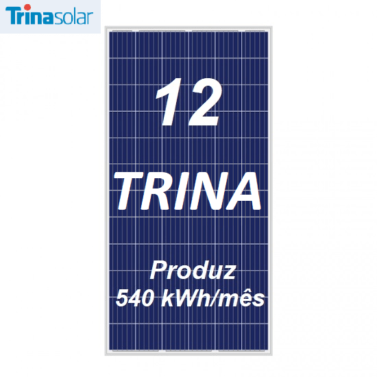 Trina Solar 12 painéis