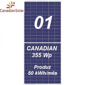 Kit Solar Canadian com 01 painel