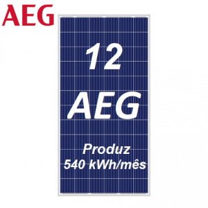 Kit Solar com Painéis AEG Industrial Solar