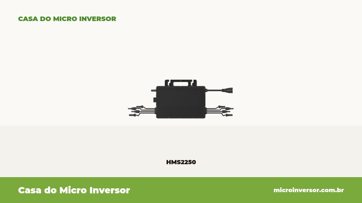 Microinversor Hoymiles é bom? A ficha do HMS-2250DW-4T